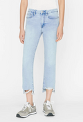 FRAME Le Crop Mini Boot Raw Stagger in Yorba Chew