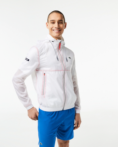 Lacoste Novak Djokovic Zip Jacket - White