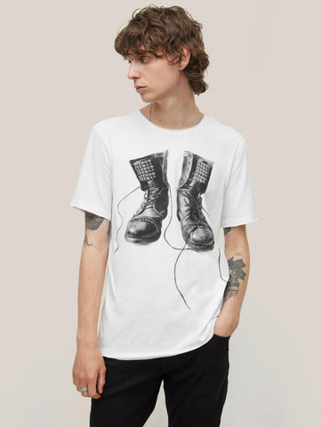 John Varvatos BOOTS Tee - Salt
