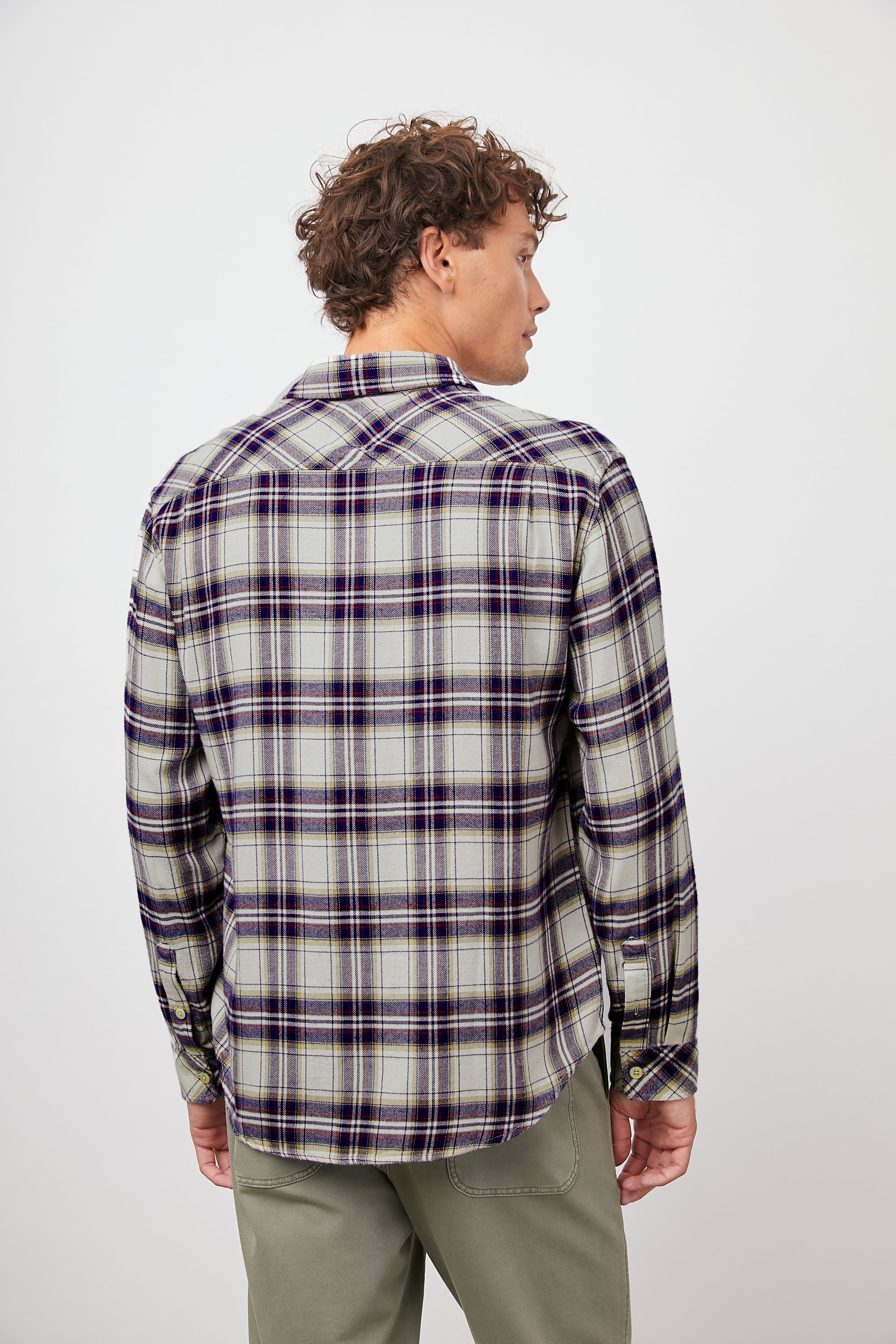 Rails Men's Brushed Lennox L/S - Sycamore Camp