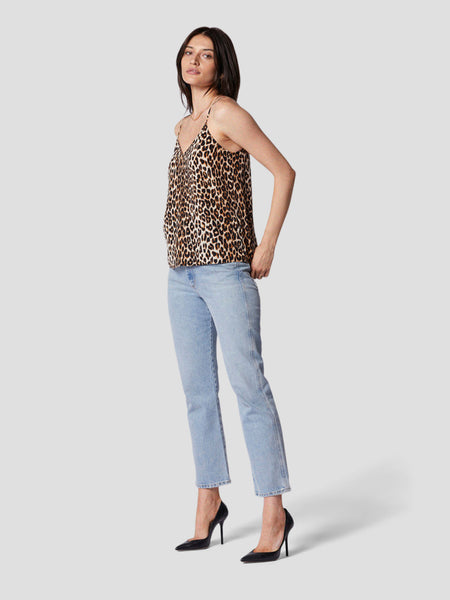EQUIPMENT Layla leopard-print cami in natural