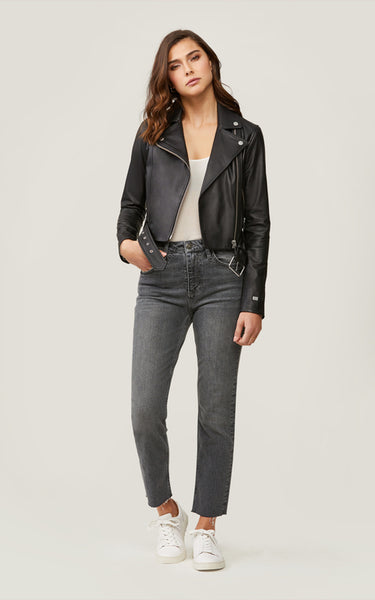 Soia & Kyo Clodia leather jacket in black
