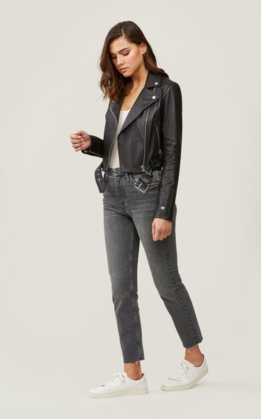 Soia & Kyo Clodia leather jacket in black