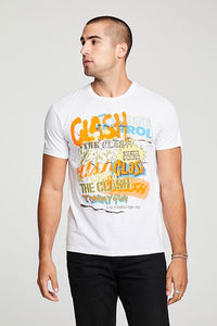Chaser Men's The Clash - Singles Collage - White