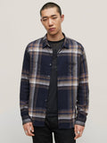 John Varvatos Cole Regular Fit LS Shirt - Navy