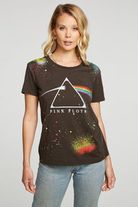 Chaser Pink Floyd Recycled Vintage Jersey Tee in Union Black