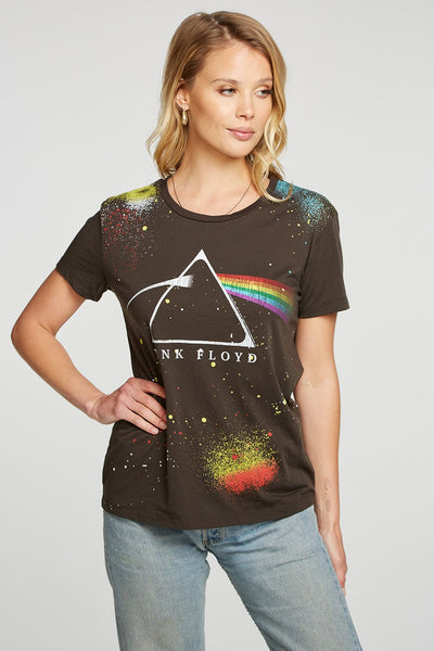 Chaser Pink Floyd Recycled Vintage Jersey Tee in Union Black
