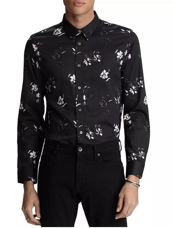 John Varvatos STEVIE L/S SHIRT Plum Wood