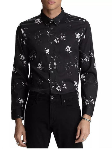 John Varvatos STEVIE L/S SHIRT Plum Wood