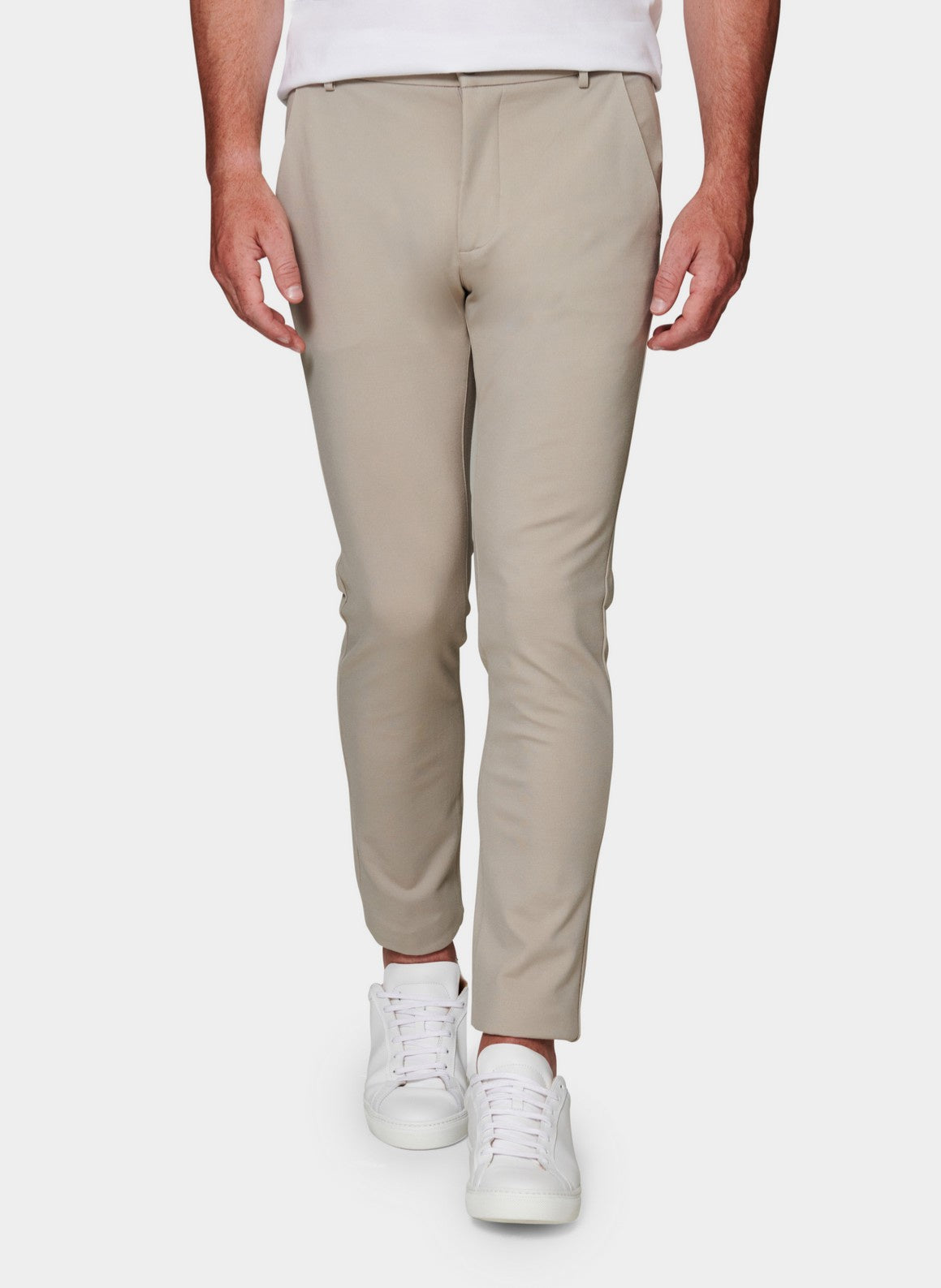 Patrick Assaraf Slim Stretch Chino - Canvas