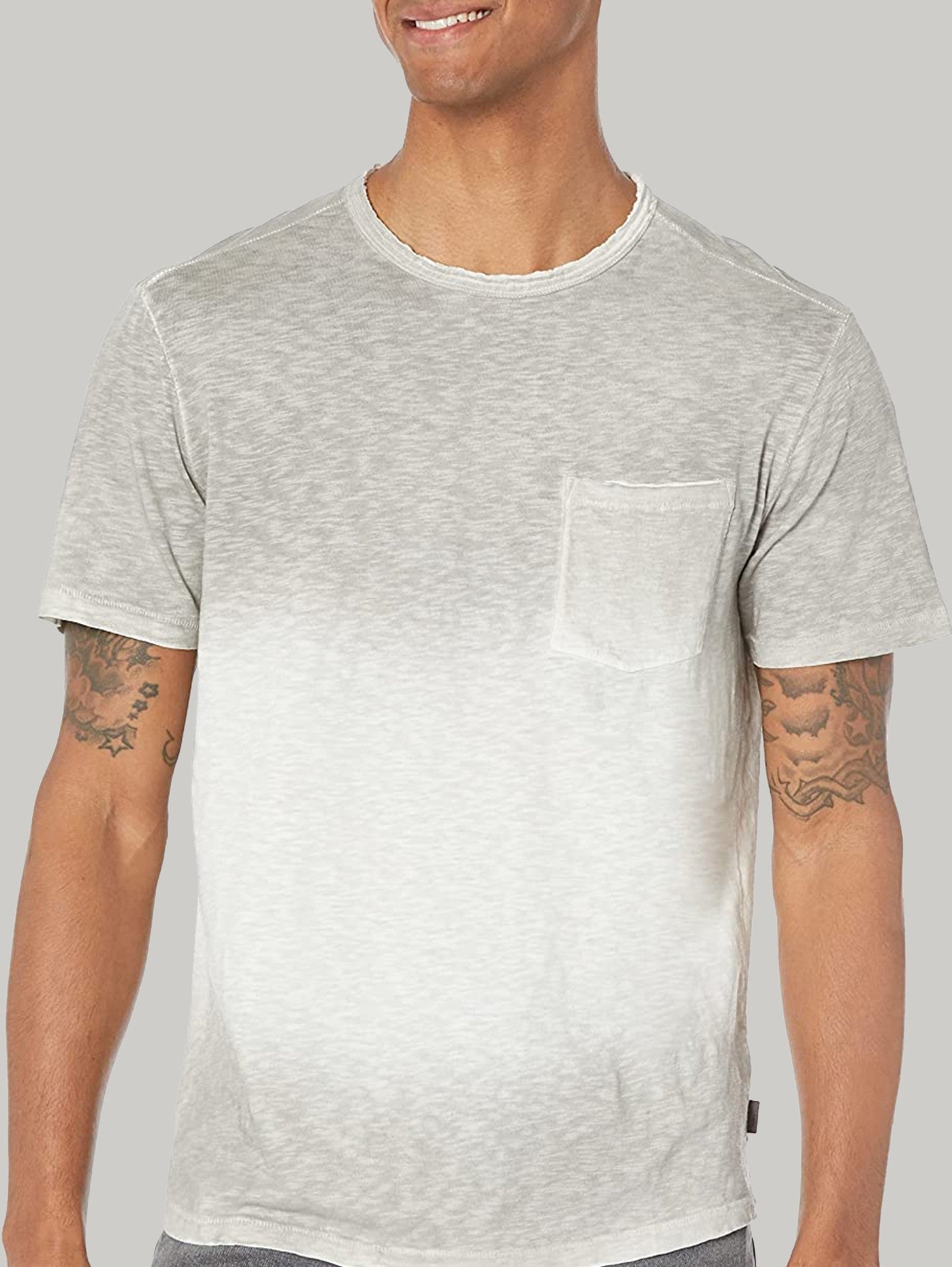 John Varvatos Cooper Crew Neck Tee - Ash