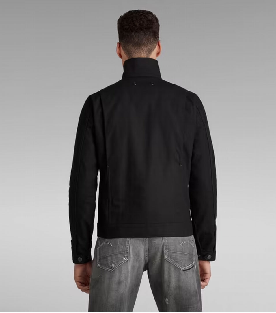 G-STAR Short Biker Overshirt - Black