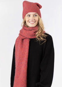 Lyla + Luxe Scarf in Red Marl