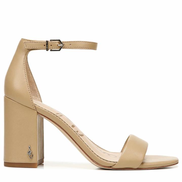 Sam Edelman Daniella block heel sandal in classic nude