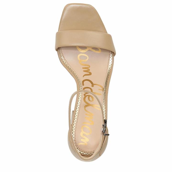 Sam Edelman Daniella block heel sandal in classic nude