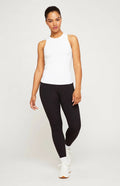 Gentle Fawn Celinne High Neck Tank Top in White
