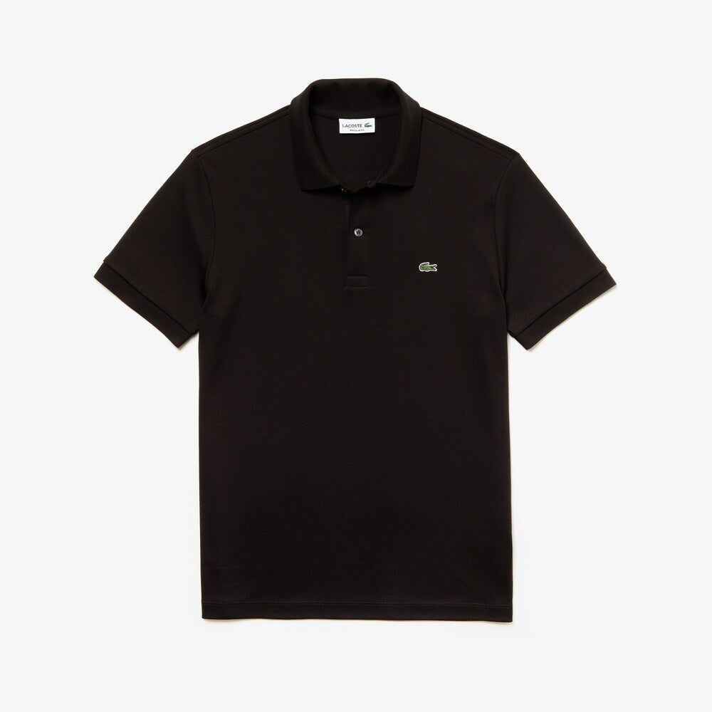 Lacoste Regular Fit Pima Cotton Polo - Black