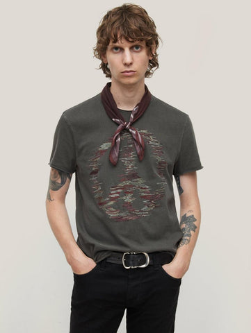 John Varvatos DISTORTED PEACE Tee - Black