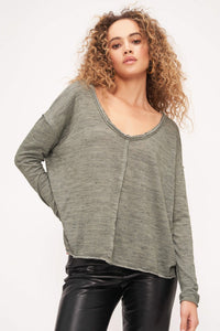 Project Social T Get Up & Go Long Sleeve in Willow Ash