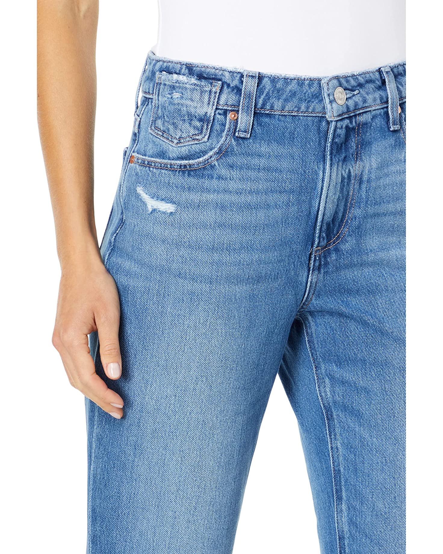 Paige Noella Straight w Offset Coin Pocket in Azelea