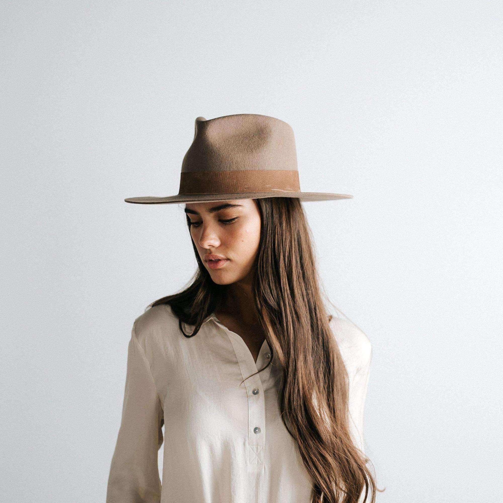 Gigi Pip Miller Fedora in Brown