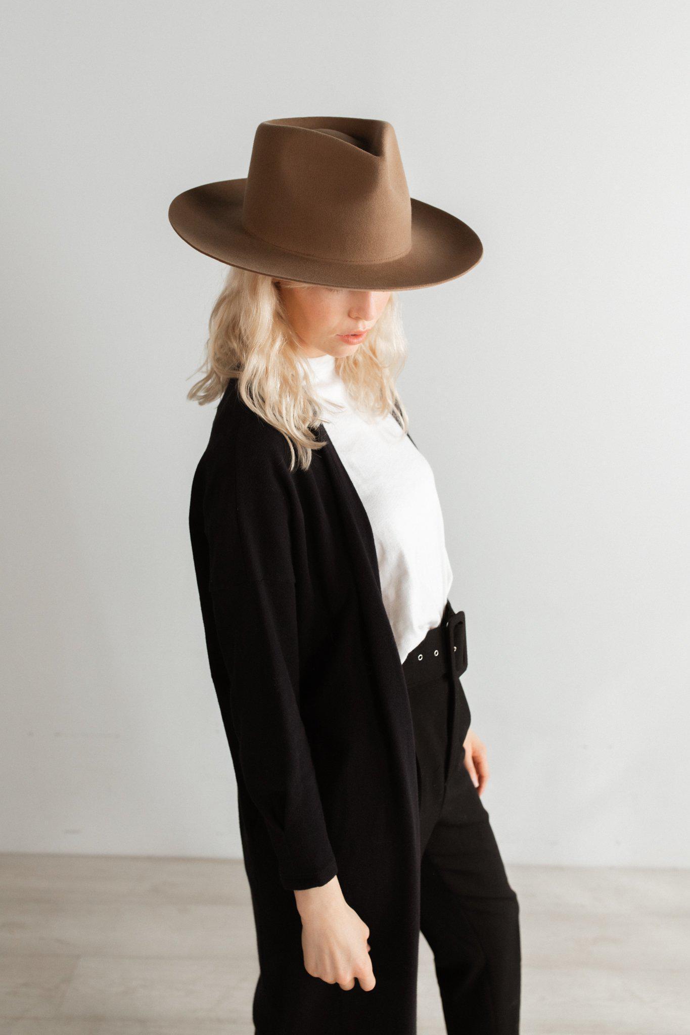Gigi Pip Zephyr Rancher hat in Brown