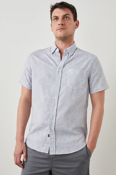 Rails Men's Fairfax S/S Shirt - Amazon Sun Blue
