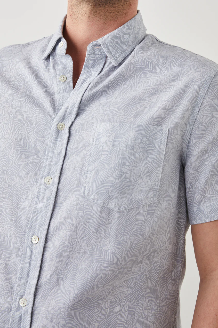 Rails Men's Fairfax S/S Shirt - Amazon Sun Blue