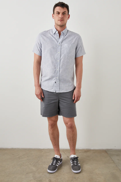 Rails Men's Fairfax S/S Shirt - Amazon Sun Blue
