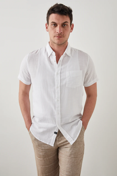 Rails Men's Fairfax S/S Shirt - White