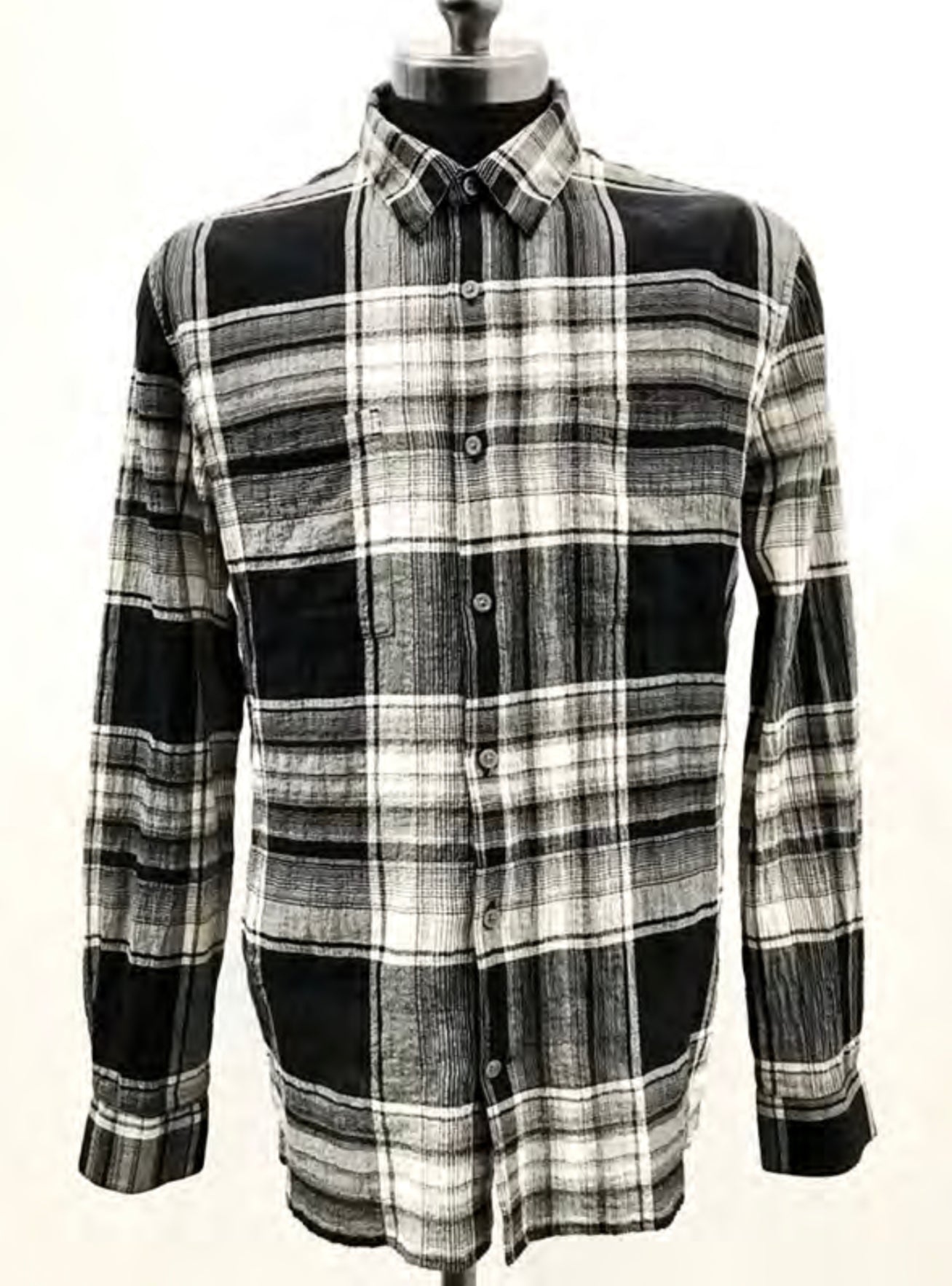 John Varvatos Cole Regular Fit LS Shirt - Black