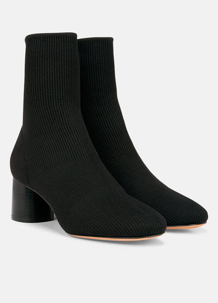 Vince Tasha Knit Ankle Boot - Black
