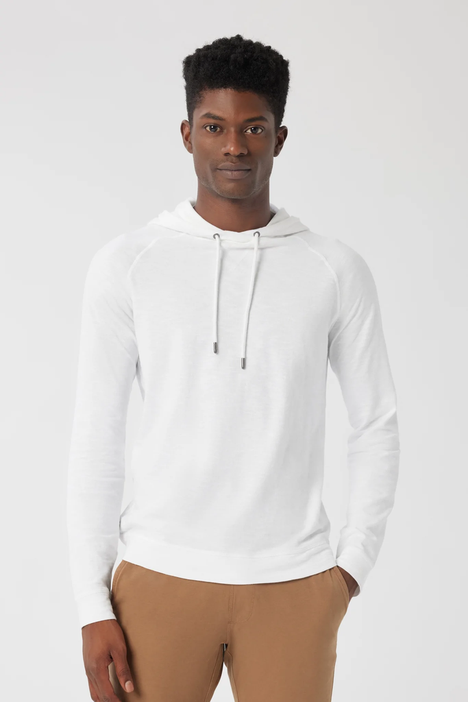 Good Man Brand LS Hoodie Soft Slub White