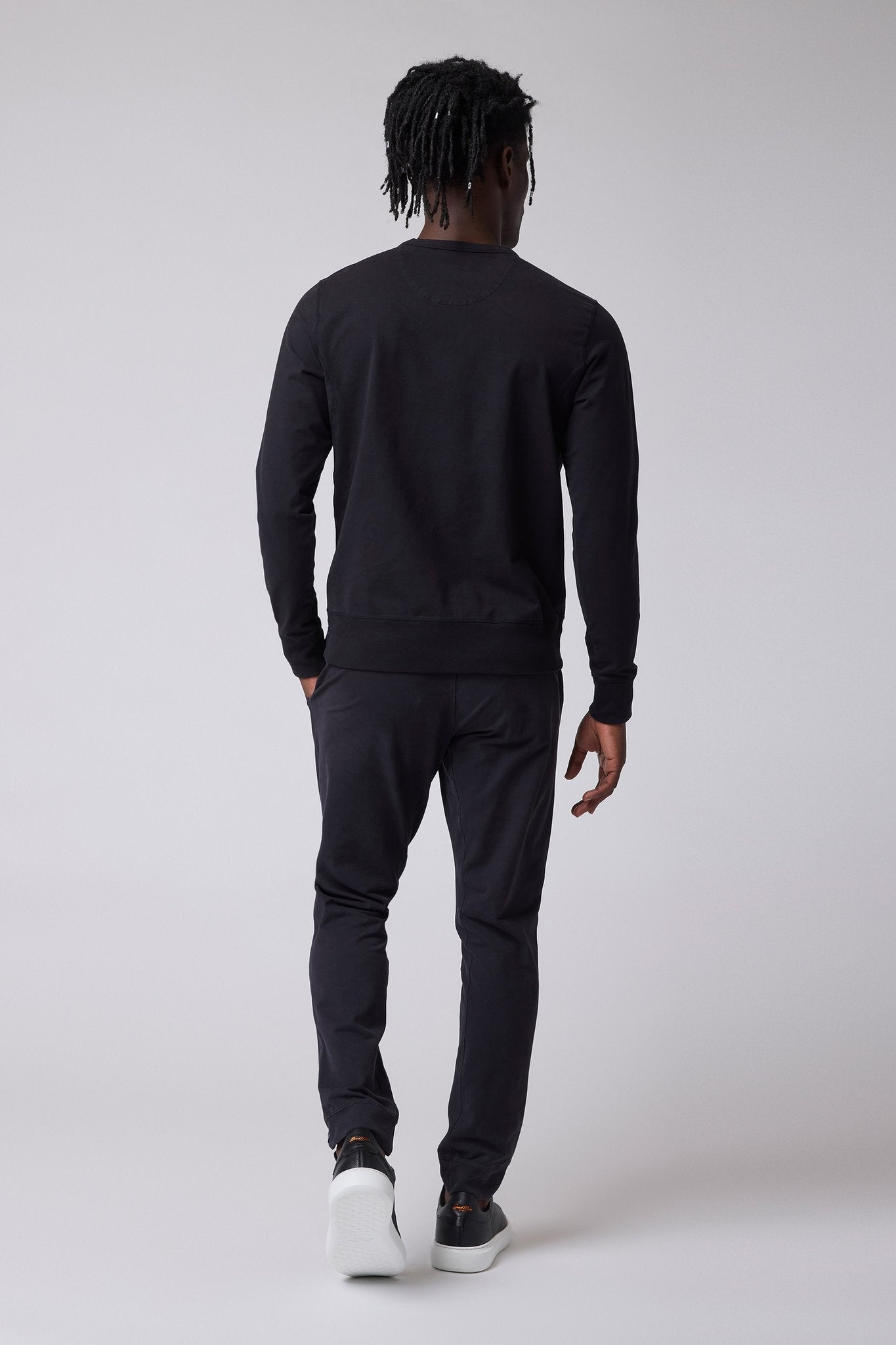 Good Man Brand Flex Pro Jersey Crew Sweatshirt - Black