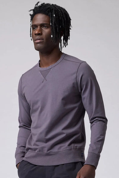 Good Man Brand Flex Pro Jersey Crew Sweatshirt - Magnet