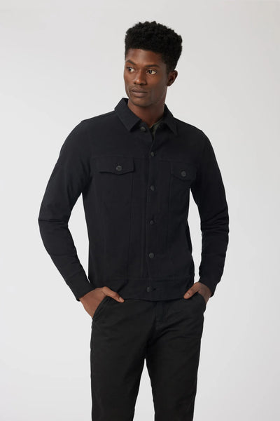 Good Man Brand Flex Pro Jersey Jean Jacket - Black