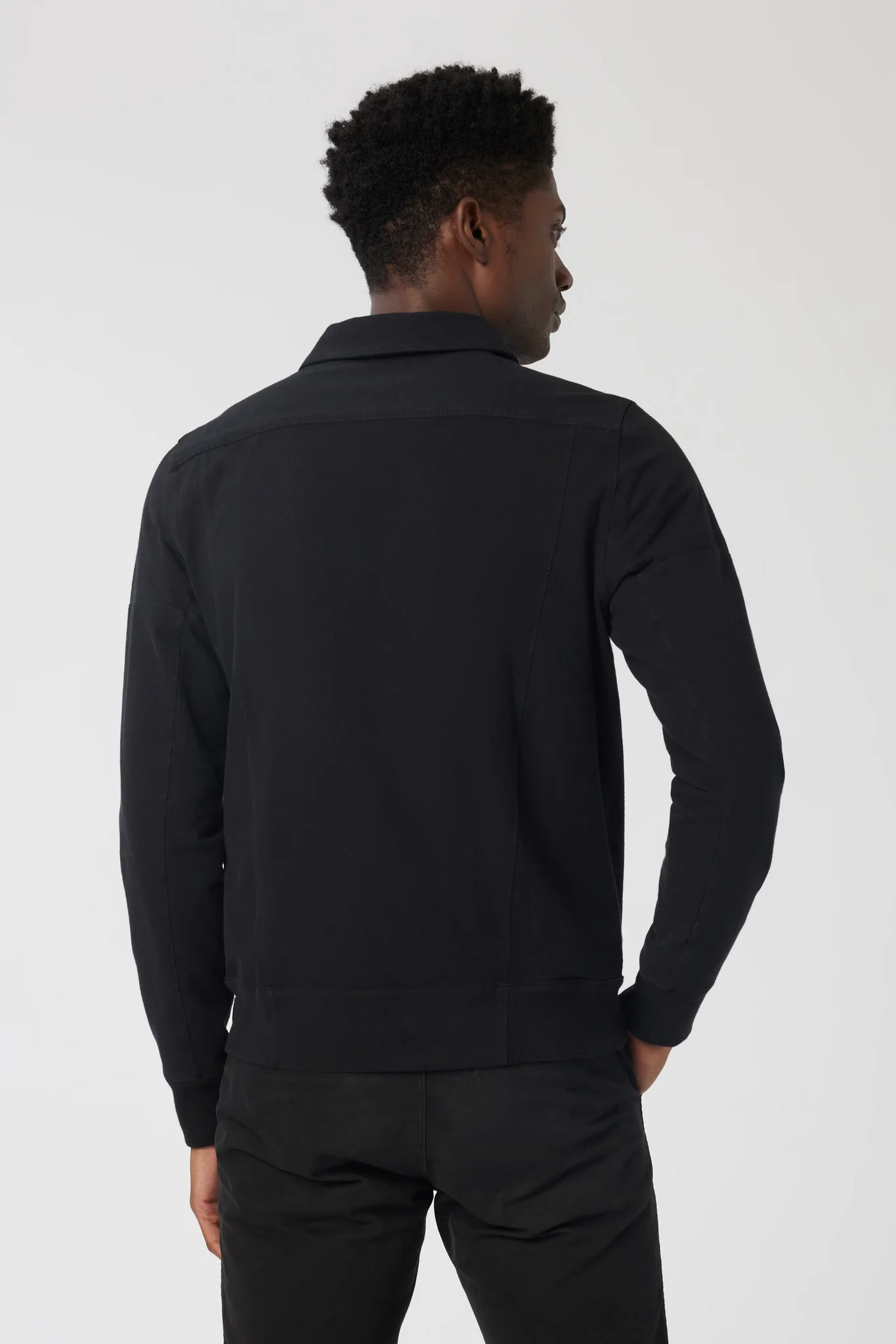 Good Man Brand Flex Pro Jersey Jean Jacket - Black