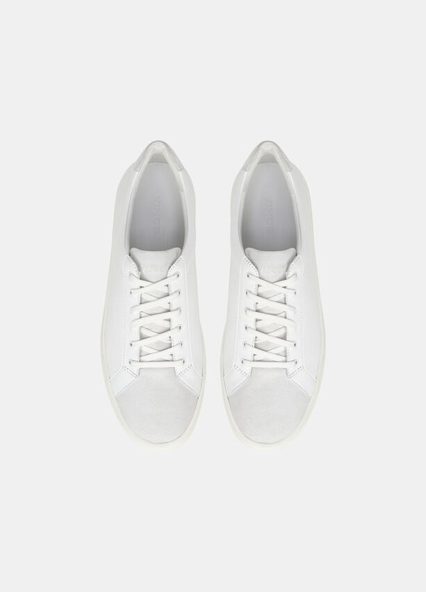 Vince Janna Tonal Leather & Suede Sneaker