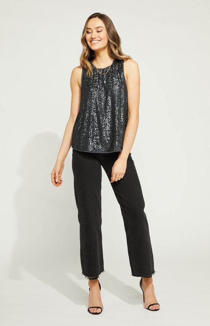 Gentle Fawn Millie Sequin Tank in  Midnight Blue