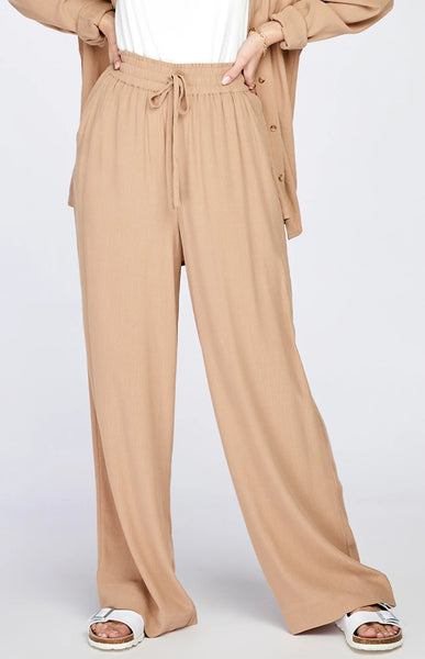 Gentle Fawn Chase Tencel Rayon Drawstring Pant in Sand