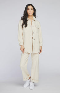 Gentle Fawn Berlin Shirt Jacket in Natural