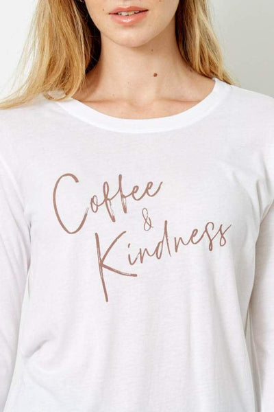 goodhYOUman Suzanne Coffee Kindness in White