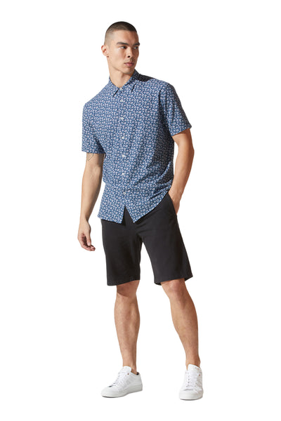 Good Man Brand Flex Pro Lite Jersey Printed S/S Soft Shirt - Lyon's Blue Daisy Pop
