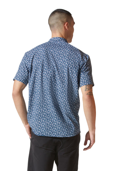 Good Man Brand Flex Pro Lite Jersey Printed S/S Soft Shirt - Lyon's Blue Daisy Pop