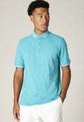 Good Man Brand Soft Slub Match Point Polo - Baltic