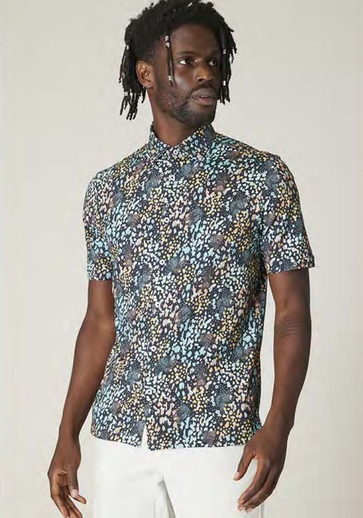 Good Man Brand Flex Pro Lite Jersey Printed S/S Soft Shirt - Sky Captain Mini Camo