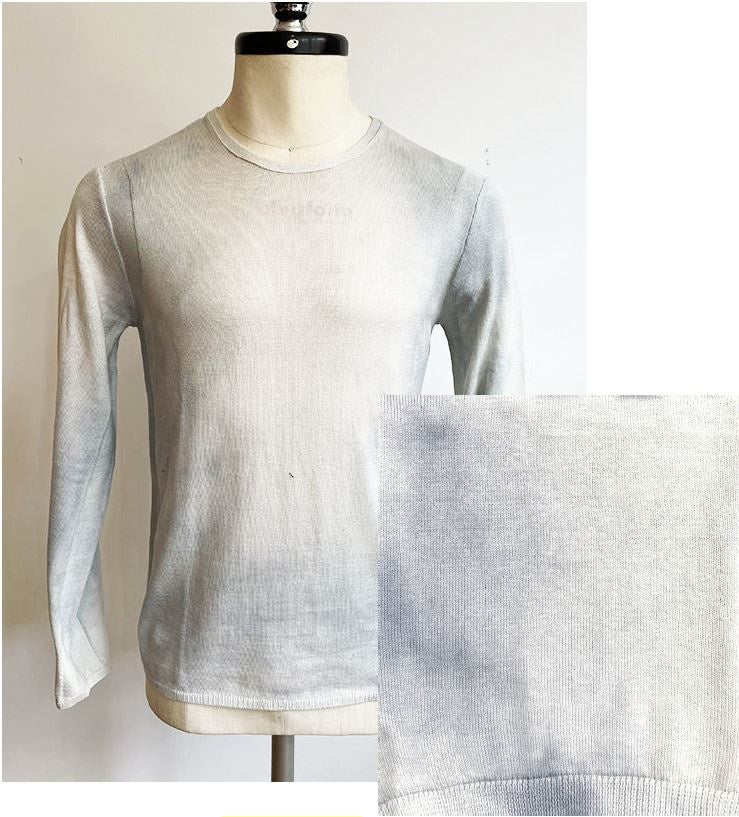 John Varvatos Hays Crew Neck Sweater - Pacific Blue