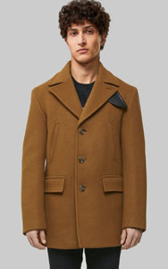 Mackage Henry Wool Cashmere Peacoat - Camel