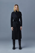 Mackage Mai-CN Light Wool Wrap Coat Black