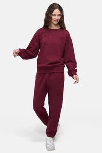 Wildfox Hotel Wildfox Top and Pant in Burgundy